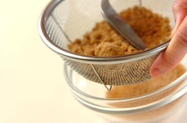 ふんわり栗入りお菓子の作り方の手順1