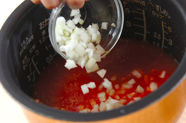 サッパリトマトライスの作り方の手順3