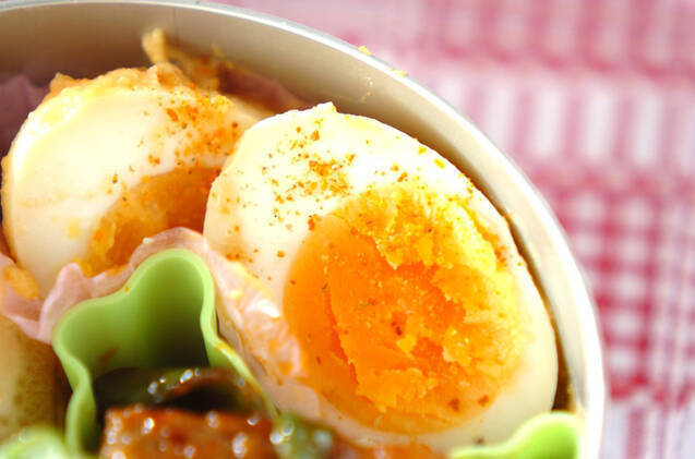 ピリ辛みそ漬け卵