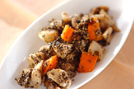 ゴロゴロ根菜のゴマ和え