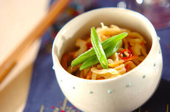 ちくわ入り切干し大根の煮物