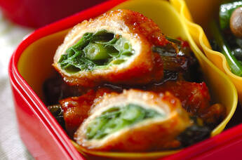 豚肉のネギ巻き