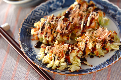 お好み焼きの具材を合計20種類 定番具材からアレンジ具材まで 食 料理 オリーブオイルをひとまわし
