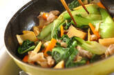 子供に人気！チンゲン菜と豚肉の中華炒め 野菜たっぷりの作り方8