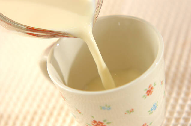 ジンジャーソイミルクの作り方の手順1