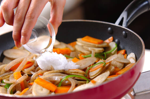 コンニャクきんぴらの作り方の手順6