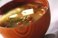 納豆ナメコ汁