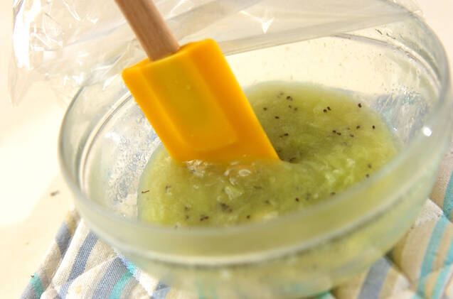 ホットキウイドリンクの作り方の手順2