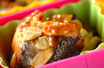 鮭のみそバター焼き