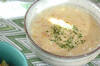 卵白とハムのスープの作り方の手順