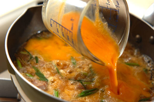 とろとろ親子丼の作り方の手順8