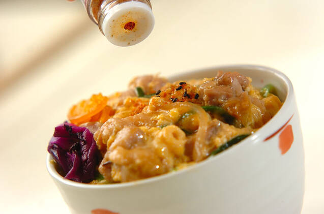 とろとろ親子丼の作り方の手順9