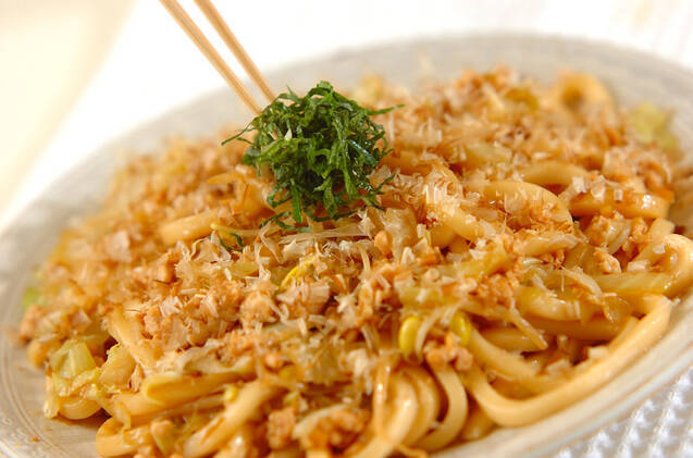 サッパリ焼きうどんの作り方の手順5