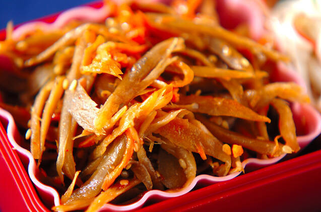 きんぴらのコチュジャン和え