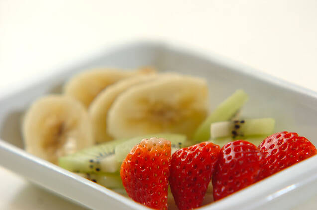 フルーツエクレアの作り方の手順1