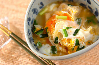 戻し不要！高野豆腐と玉ネギの卵とじ