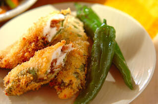 ささ身の梅風味フライ