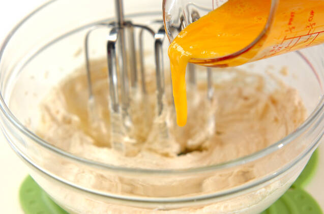 タケノコの抹茶マーブルパウンドケーキの作り方の手順8