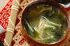 エノキのみそ汁の作り方の手順