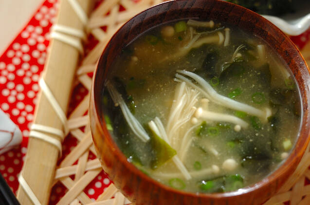 エノキのみそ汁