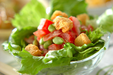 枝豆とトマトの簡単サラダ