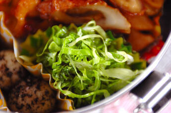 キャベツの甘酢和え