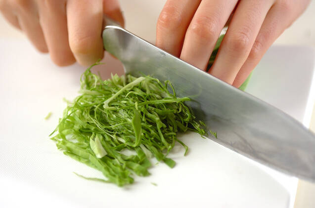 キャベツの甘酢和えの作り方の手順2