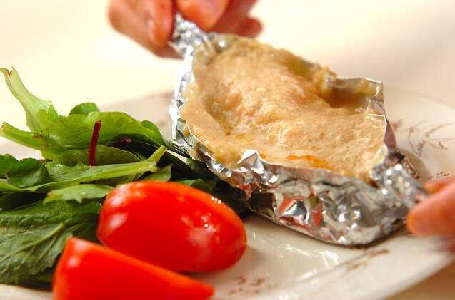 お肌しっとり☆サーモンのトロトロソース焼きの作り方の手順6