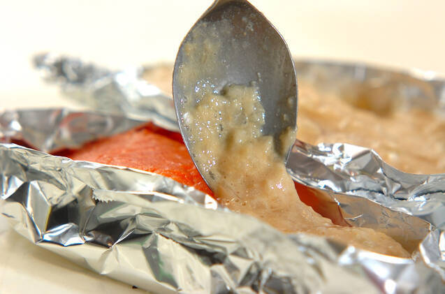 お肌しっとり☆サーモンのトロトロソース焼きの作り方の手順5