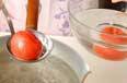 冷やしトマトの下準備1