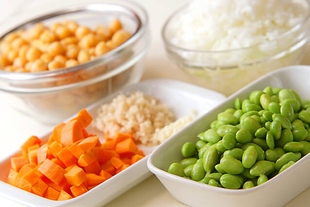 ビーンズカレーの作り方の手順1