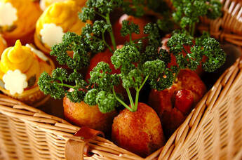 カレー味のアメリカンドッグ