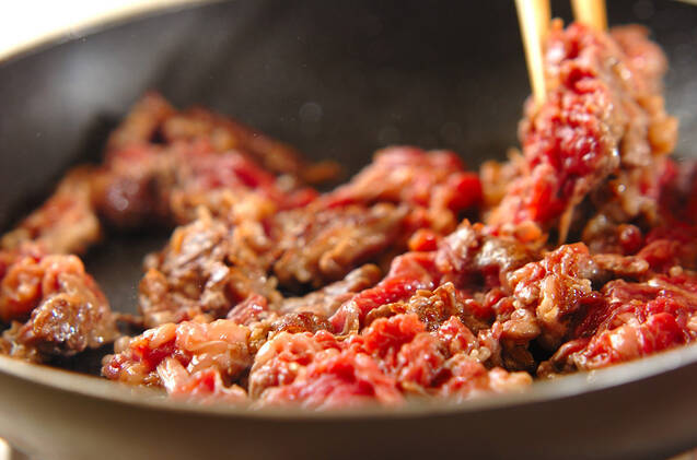 牛肉のセサミソテーの作り方の手順3