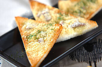 簡単シンプル!チーズトースト アンチョビがアクセント