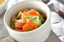 キャベツの明太子マヨサラダ