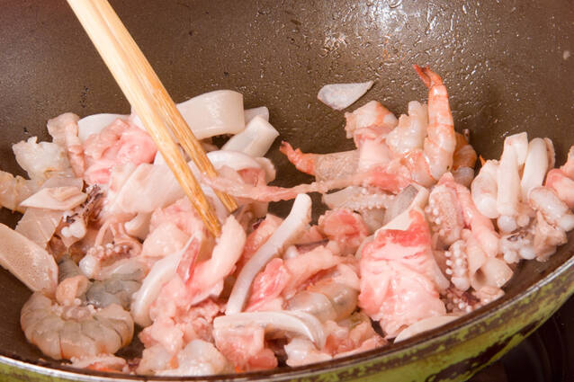 海鮮中華丼の作り方の手順11