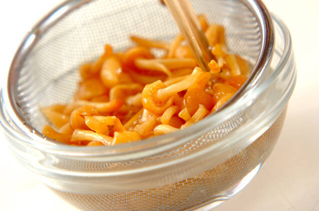 ナメコともずくのスープの作り方の手順1