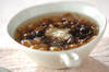 ナメコともずくのスープの作り方の手順