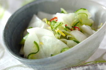 大根の甘酢漬け