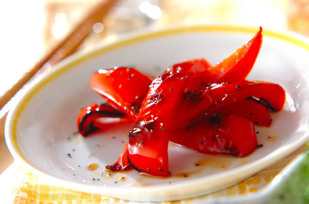 パプリカの焼き浸し