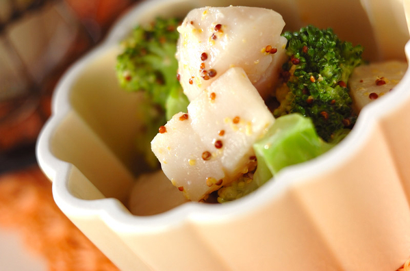 ホタテのマスタード和え