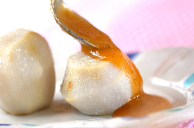 里芋ユズコショウみそのせの作り方の手順3