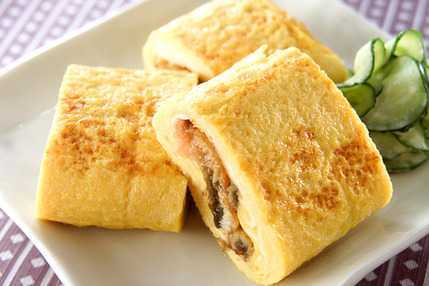う巻き卵焼き