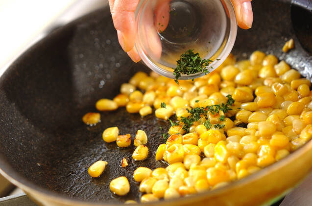 コーンバターの作り方の手順2