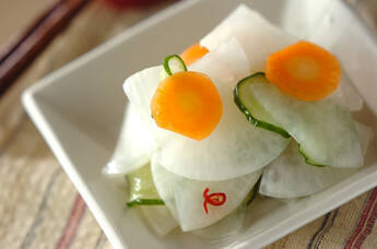 大根のピリ辛甘酢漬け