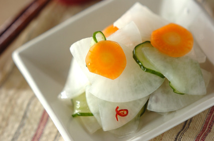 大根のピリ辛甘酢漬け