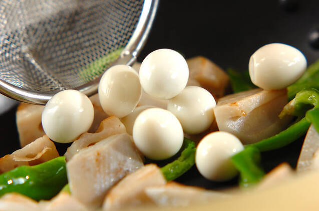 レンコンと卵のきんぴらの作り方の手順3