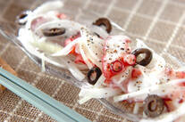 簡単新玉ネギとタコのマリネ