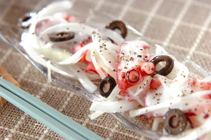 簡単新玉ネギとタコのマリネ 副菜 レシピ 作り方 E レシピ 料理のプロが作る簡単レシピ