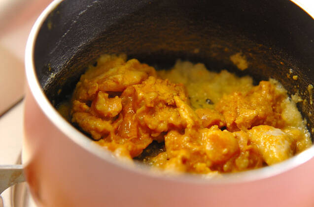 トマトチキンカレー＆タンドリーチキンサラダの作り方の手順4